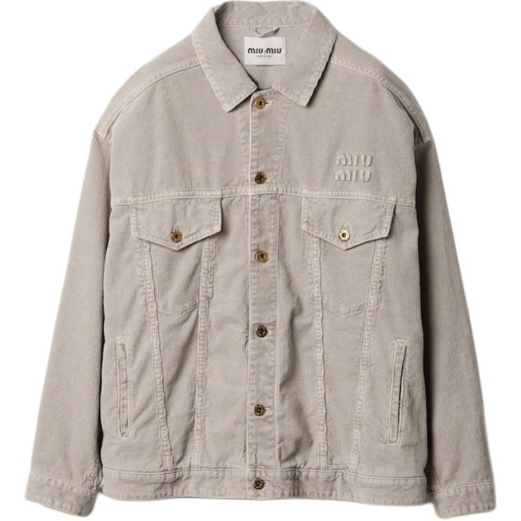 MIU MIU Jackets & Coats Women's Granite Gray