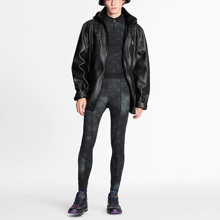 LOUIS VUITTON New Quarterly Products Of LV Sports Pants Men Black