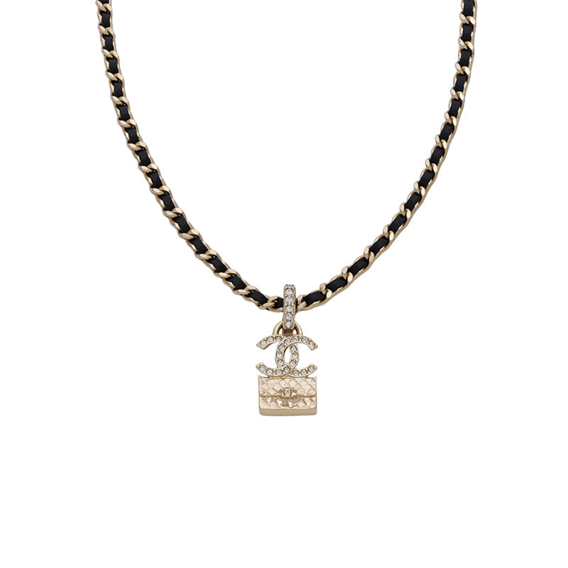 CHANEL Metal Necklaces Women's Gold