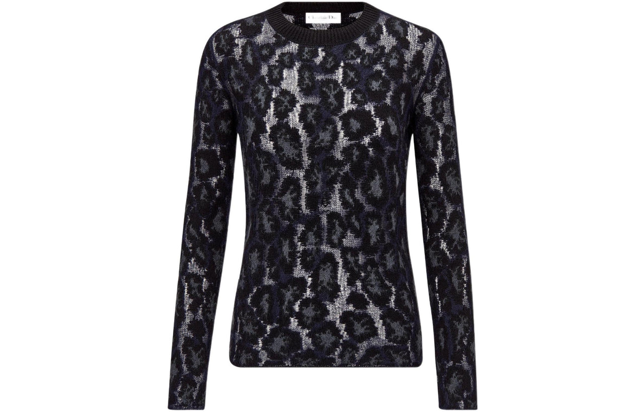 DIOR All Over Patterned Crewneck Top