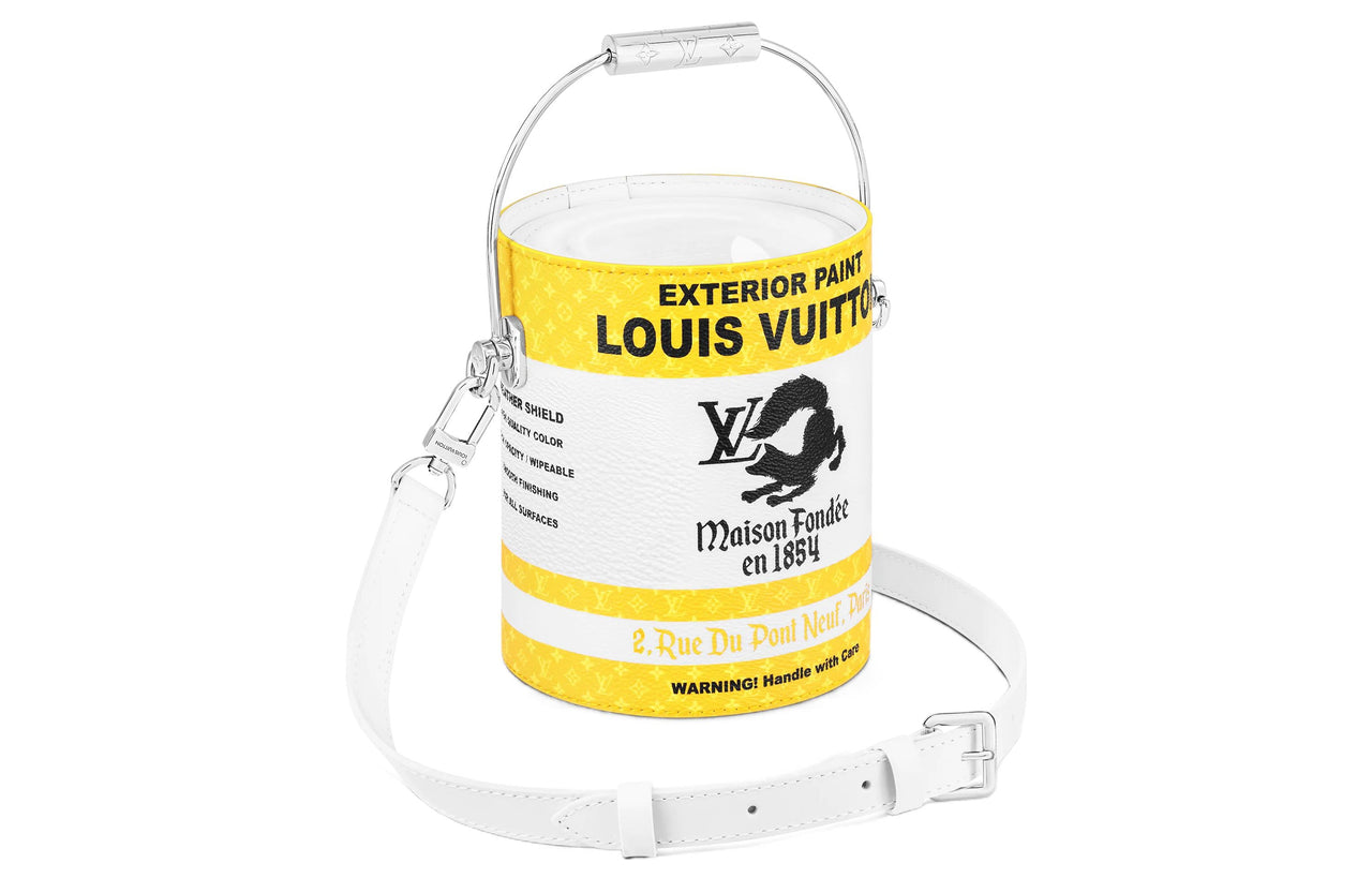 LOUIS VUITTON Cow Leather One Shoulder Handbags Regular Men's Yellow