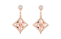 LOUIS VUITTON Color Blossom Bb Star Ear Studs Pink Gold Pink Mother Of Pearl And Diamonds
