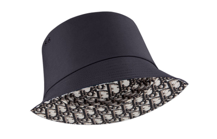 DIOR Reversible Teddy D Small Brim Bucket Hat Oblique