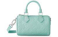 LOUIS VUITTON Nano Speedy Pearly Lagoon Turquoise
