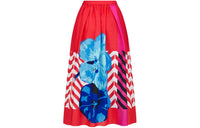 DIOR Casual Long Skirts Women's Red