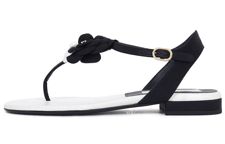 CHANEL Strap Sandals Women's Black