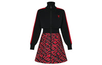 LOUIS VUITTON New Quarterly Products Of LV Long-Sleeved Dresses Women's Black
