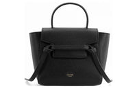 CELINE Cow Leather Catfish Bag, Handbag, Shoulder Bag, Crossbody Bag, Handbag Pico Women's Black