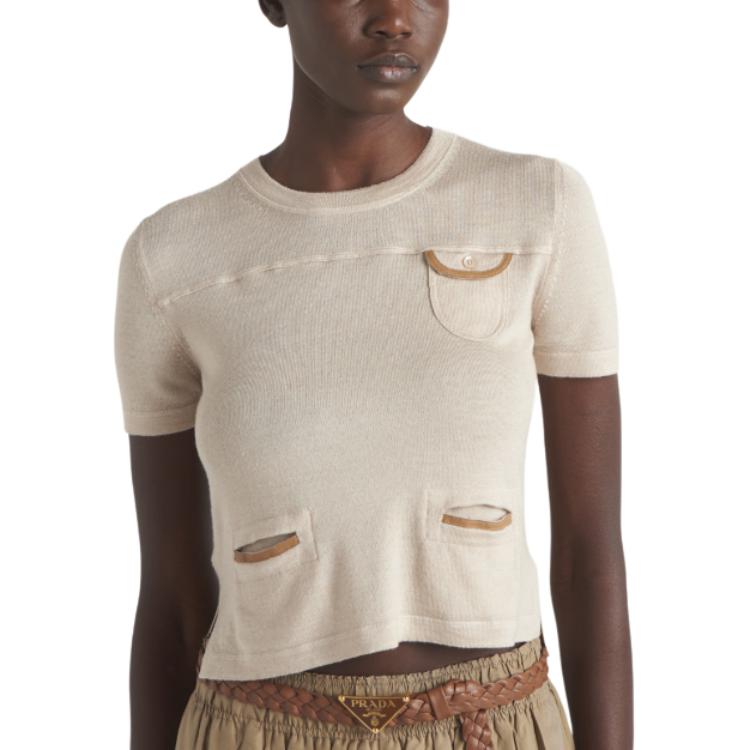 PRADA Sweaters Women's Beige