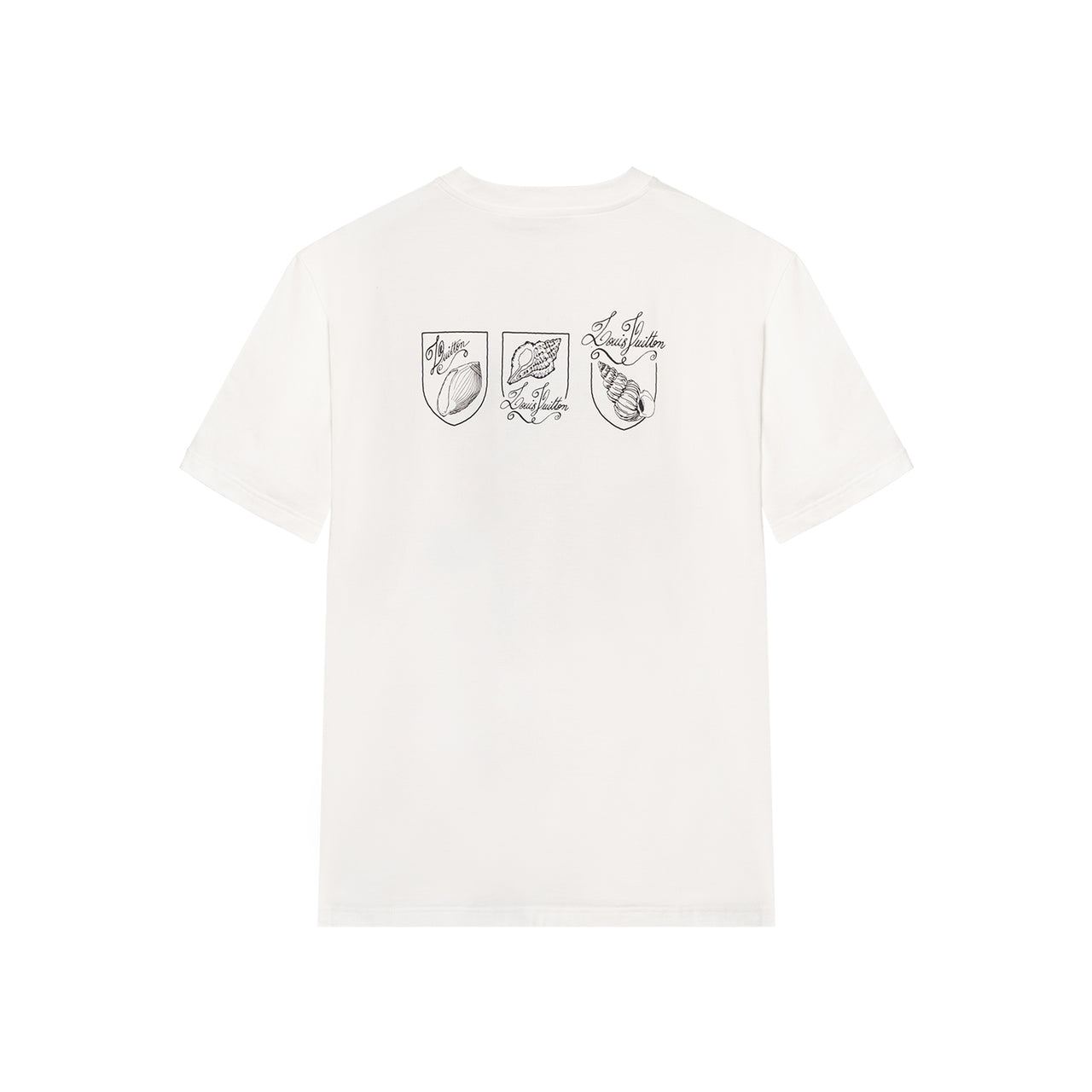 LOUIS VUITTON Printed Short-Sleeved Cotton T-Shirt