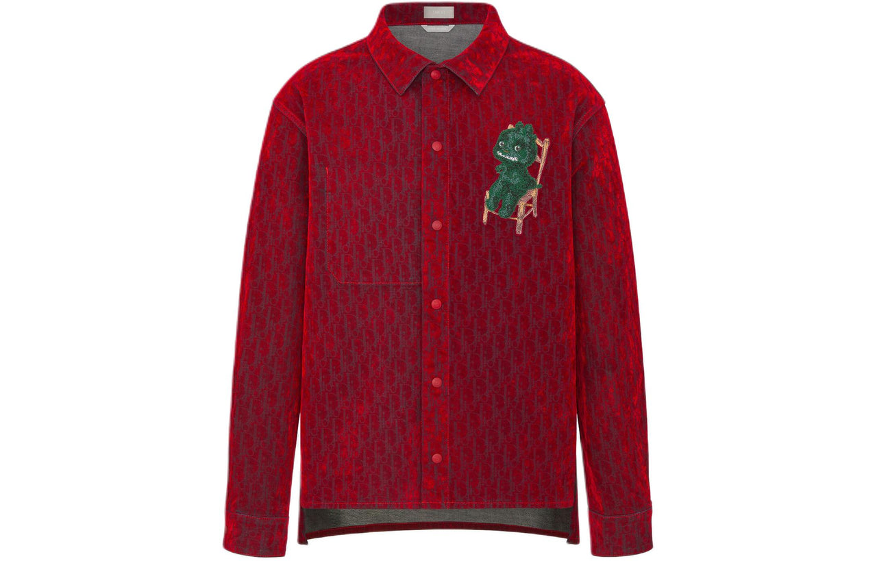 DIOR Shirts Men Red