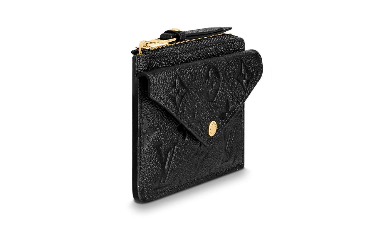 LOUIS VUITTON Card Holder Recto Reverso Monogram Empriente Black