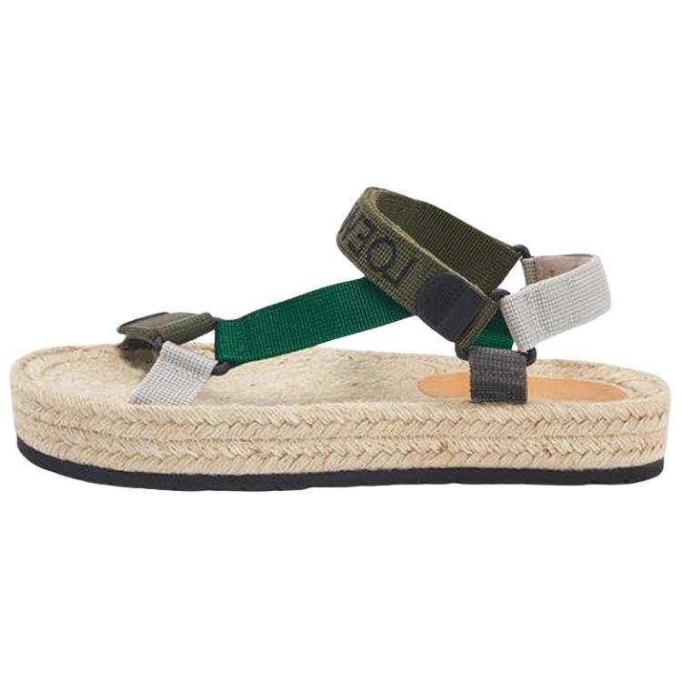 LOEWE Strap Sandals Men's Army Green