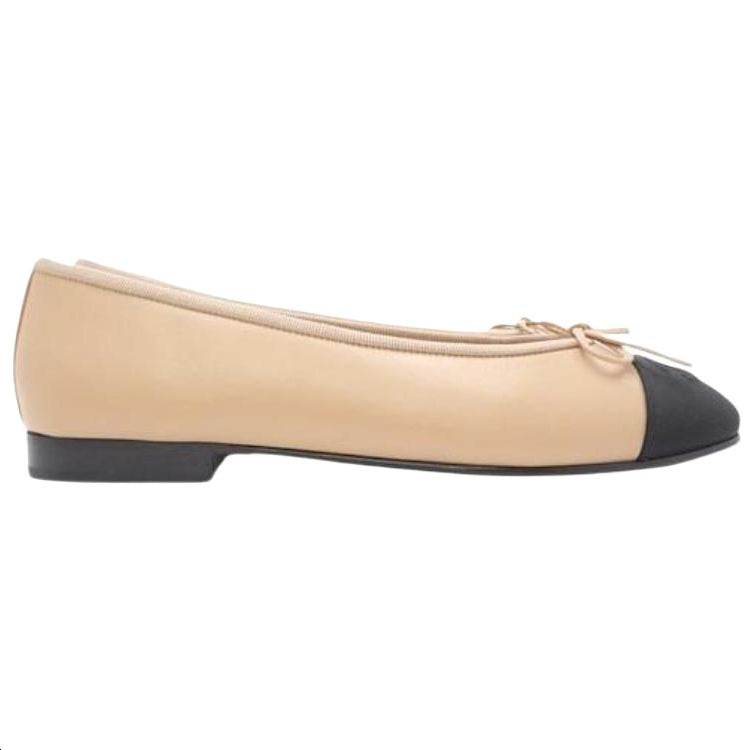 CHANEL Casual Single Shoes Women's Beige