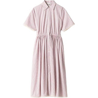 MIU MIU Short Sleeved Dress Women's Pink