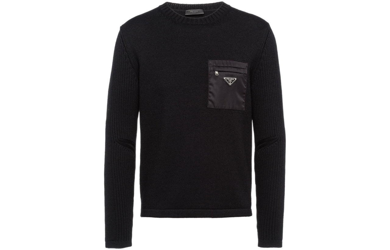 PRADA Logo Pocket Knitted Sweater