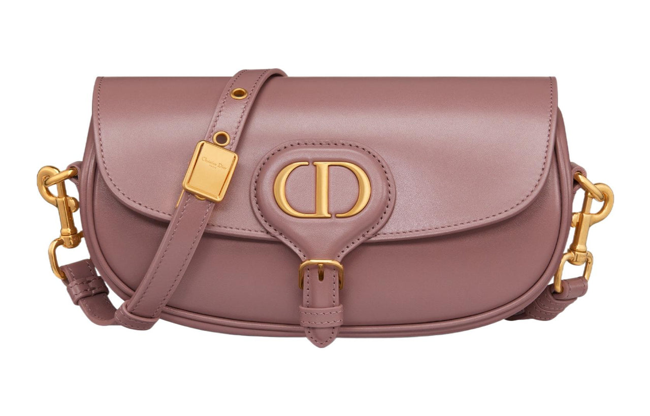 DIOR Bobby Smooth Cow Leather Shoulder Bag, Crossbody Bag Regular Women's Peony Pink