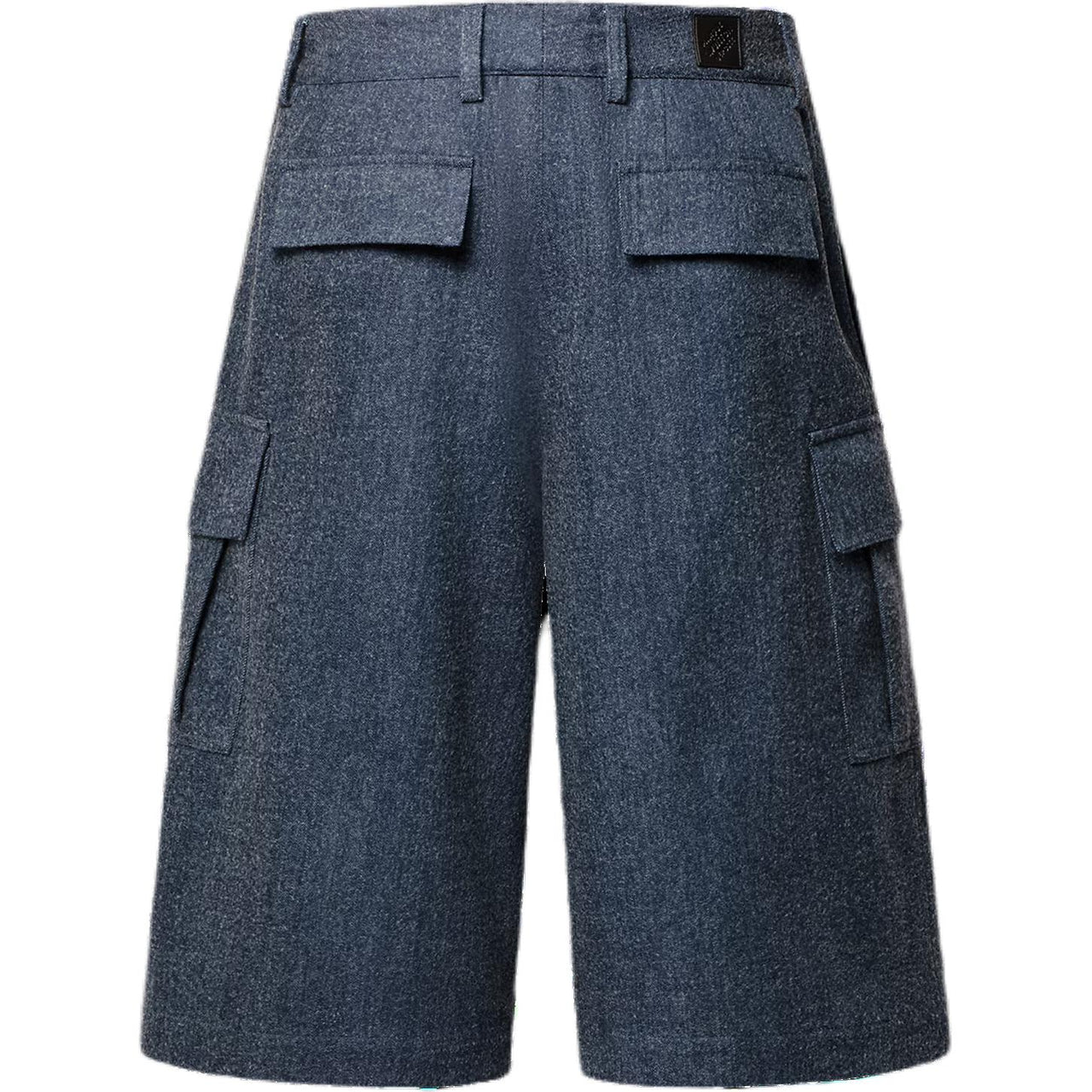 LOUIS VUITTON Oversized Cotton And Wool Blend Cargo Shorts