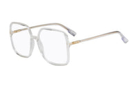 DIOR - Square Eyeglass Frames Unisex White
