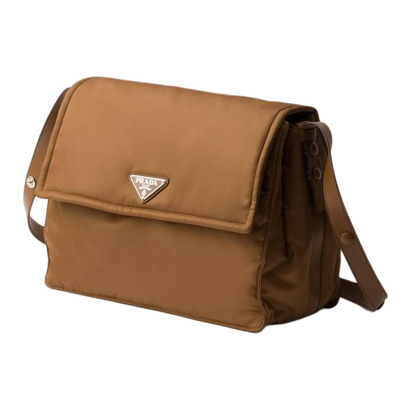 PRADA Re Nylon Polyamide Crossbody Bag, Shoulder Bag Tubas Women's Brown