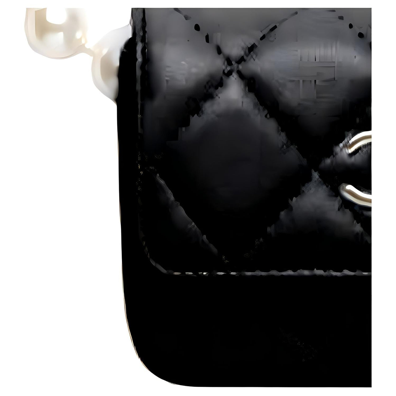 CHANEL Sheepskin Fanny Pack Women's Black