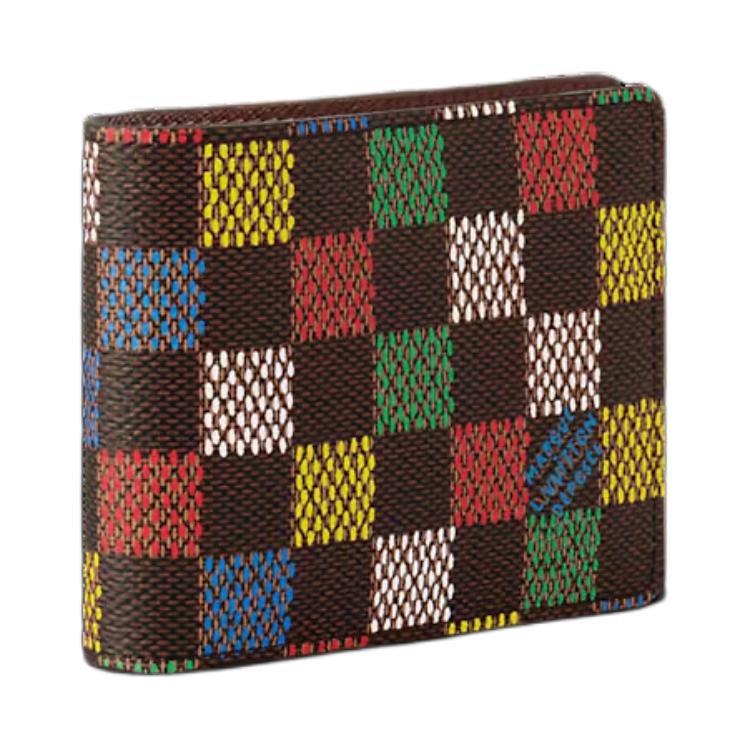 LOUIS VUITTON Coated Canvas Wallet Unisex Multicolor