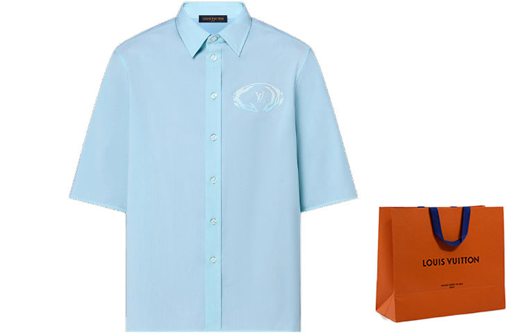 LOUIS VUITTON FW23 Shirt Men's Blue