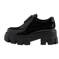 PRADA Monolith Chunky Heel High Heels 5.5cm Women's Black
