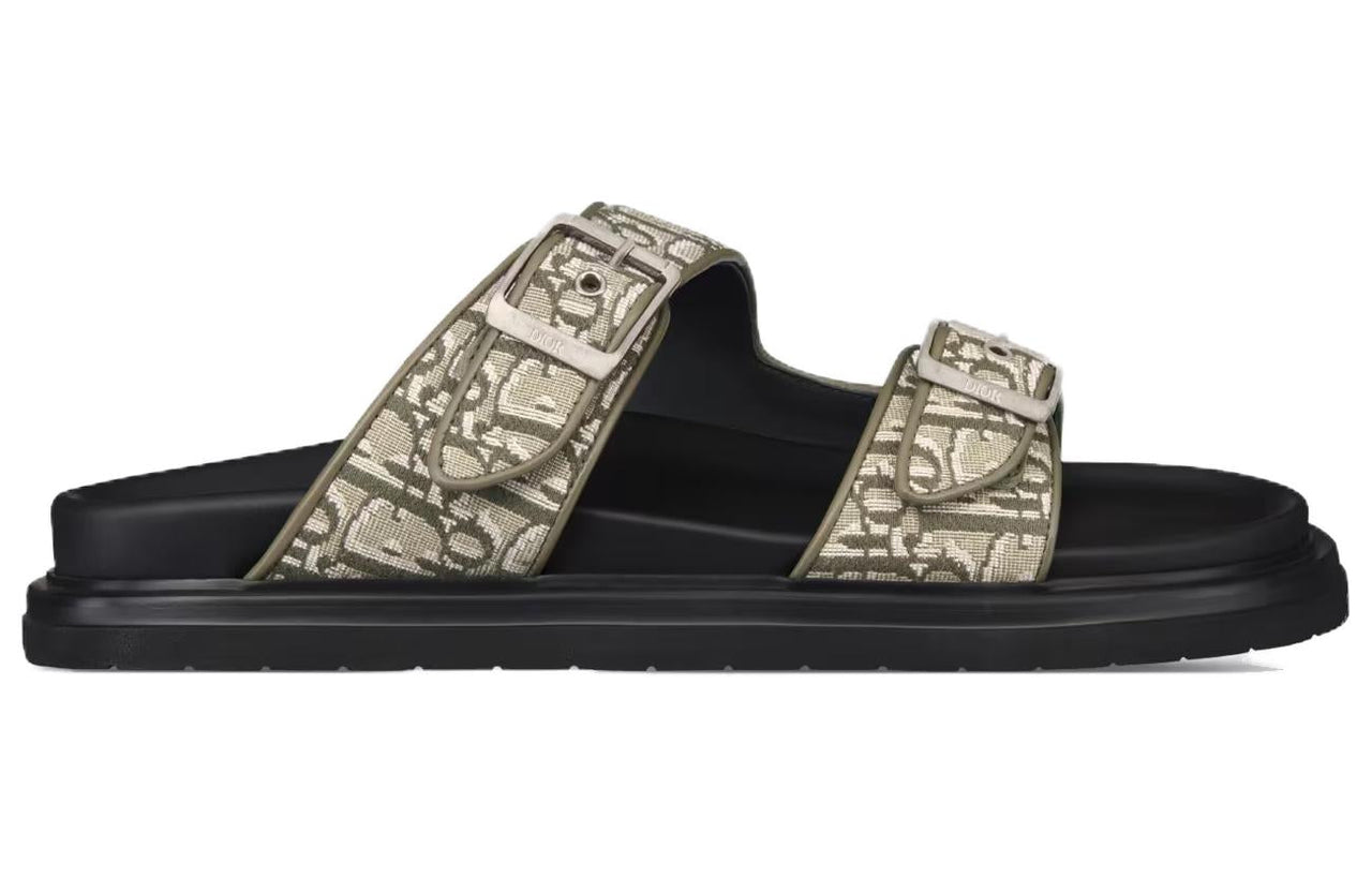 DIOR Aqua Quick Dry Slide Slippers Men's Black