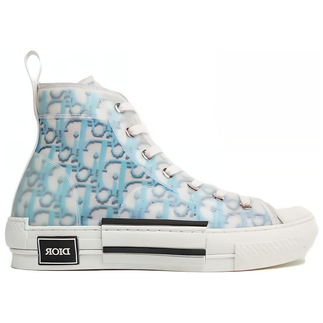 DIOR B23 High-Top Stylish Skateboarding Shoes Men's Blue