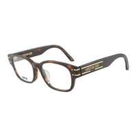 DIOR Acetate Metal Rectangular Eyeglass Frames Unisex Tortoiseshell