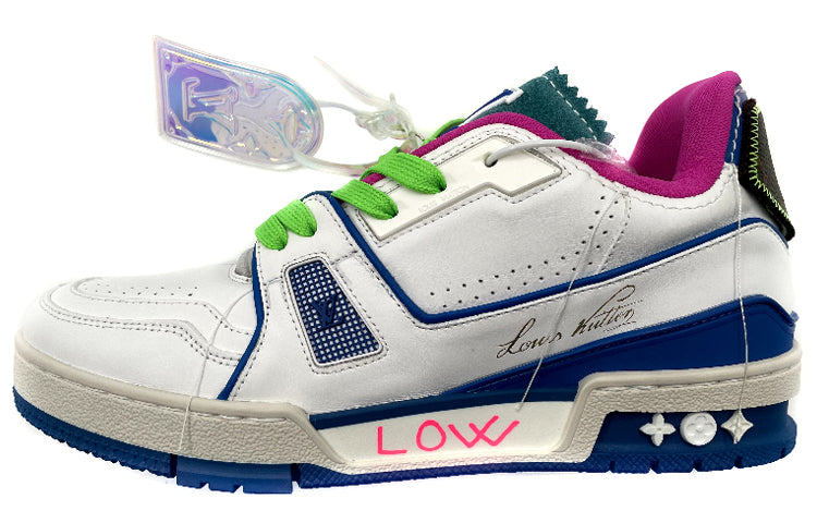 LOUIS VUITTON Trainer Upcycling Sneakers 'White Blue'