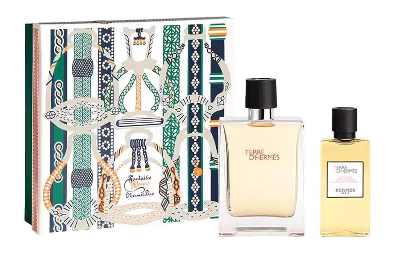 HERMES Earthy Bath Gel Fragrance Sets EDT 100ml+80ml
