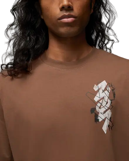 Air Jordan Zion Sneaker School Tee 'Brown' DV5631-201