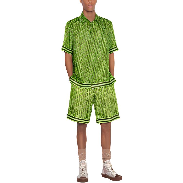 DIOR Oblique Pixel Short Sleeved Shirt