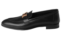 HERMES Paris Loafers Women's Black