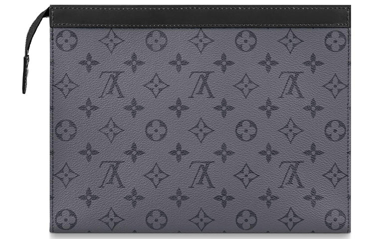 LOUIS VUITTON Pochette Voyage Monogram Eclipse Reverse Mm Gray