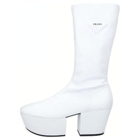 PRADA Ankle Boots 6.5cm Women's White