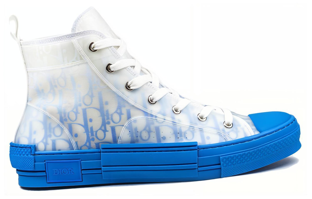 DIOR B23 High Top Gradient Blue