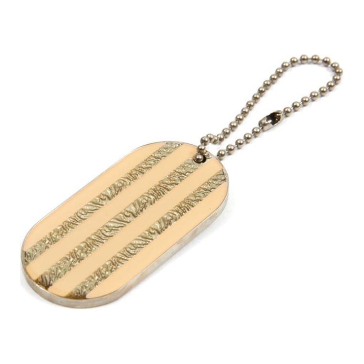 CHANEL 2000s Logo engraved Key Ring