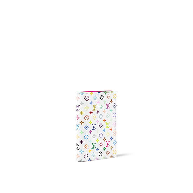 LOUIS VUITTON X Takashi Murakami Passport Cover White Multicolored