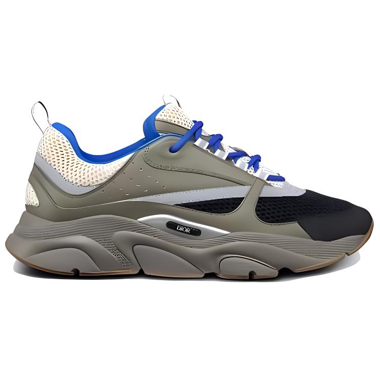 DIOR B22 Cushioning Anti-Slip And Wear-Resistant Low-Top Training Shoes Men's Olive Green