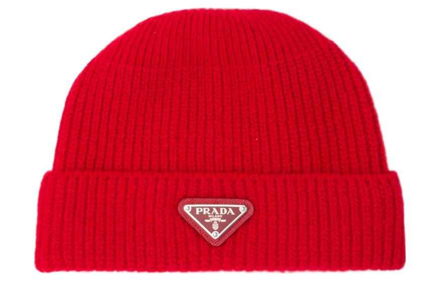 PRADA Beanies Men Red