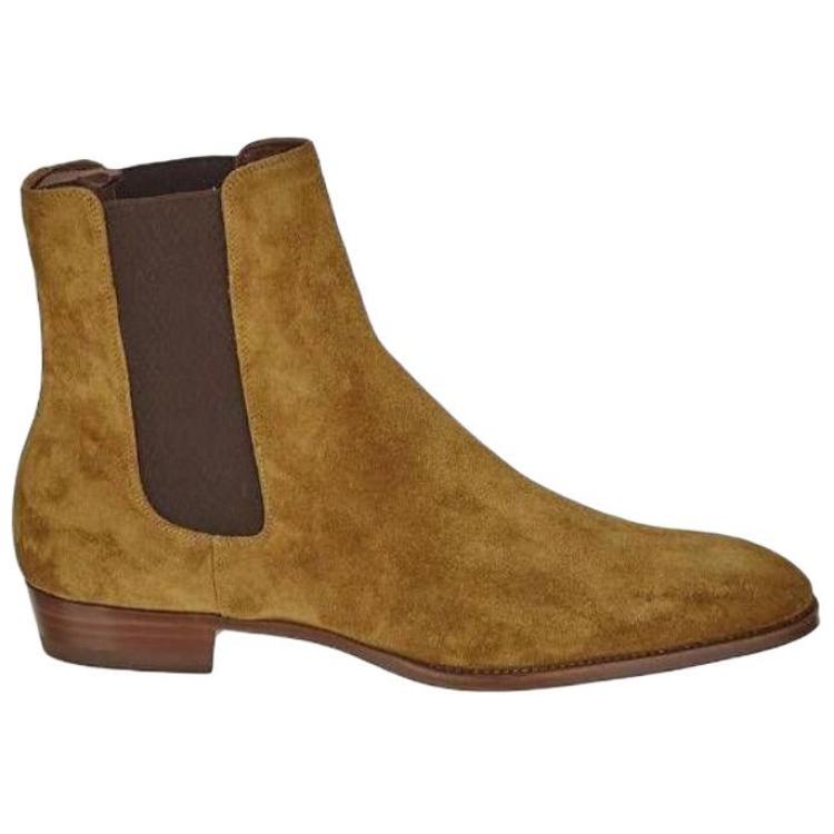CELINE Chelsea Boots Men's Brown