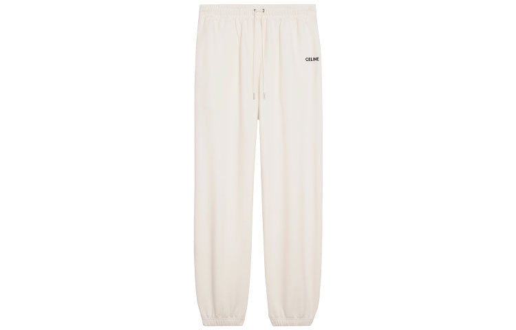 CELINE Embroidered Track Pants In Cotton Fleece