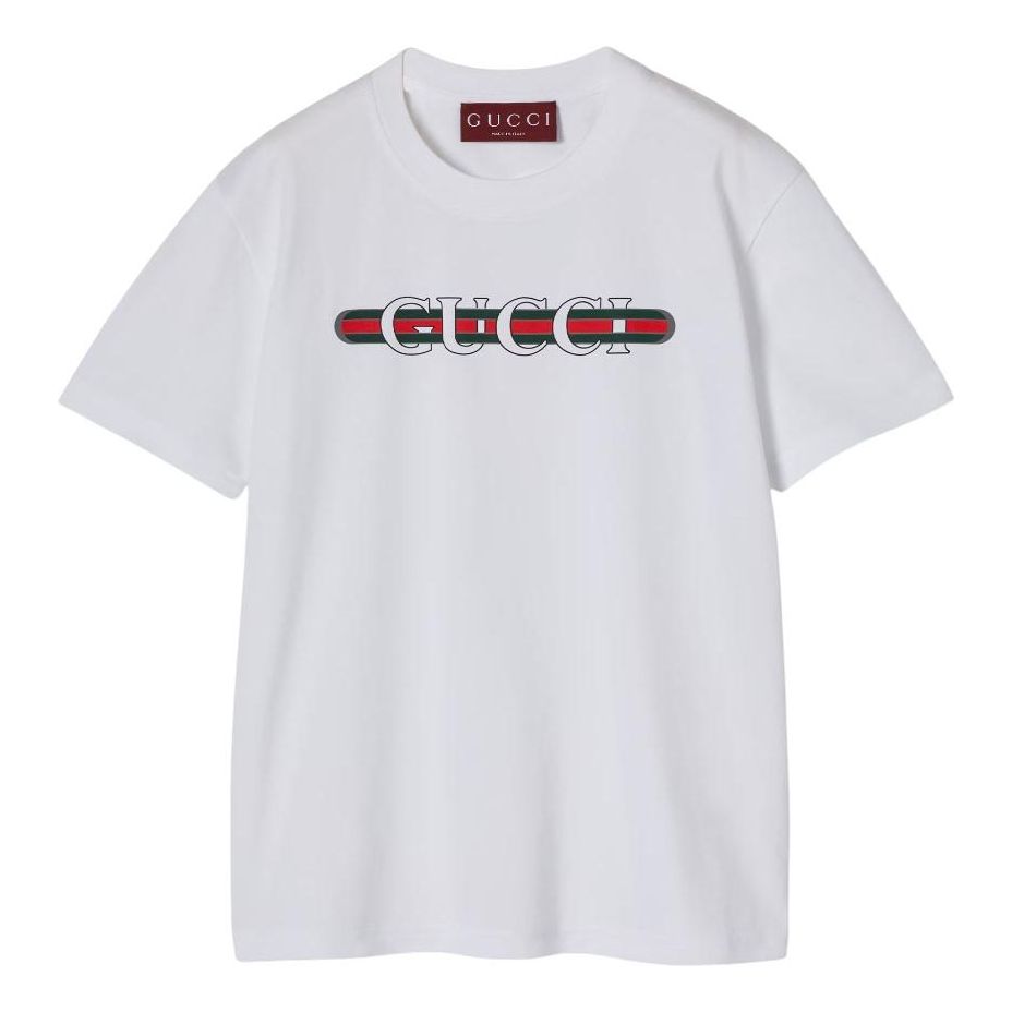 (WMNS) Gucci T-Shirt 'Lido White' 787299-XJGNW-9074