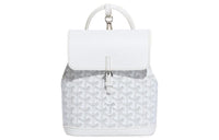 GOYARD Alpin Canvas With Leather Backpack Mini Unisex White