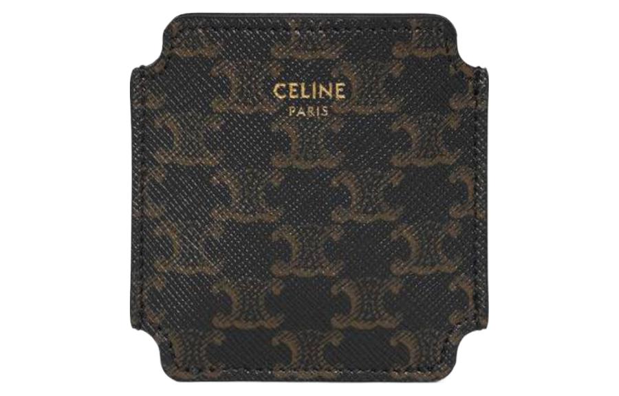 CELINE Canvas Canvas Bag Card Holder Regular Women's Black