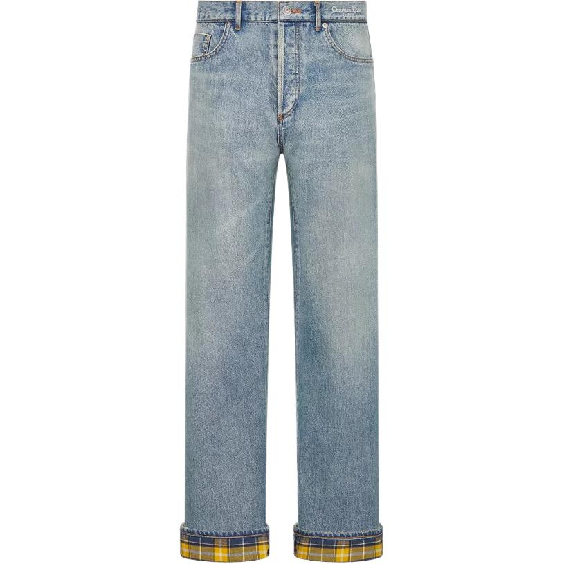 DIOR Jeans Men Light Blue