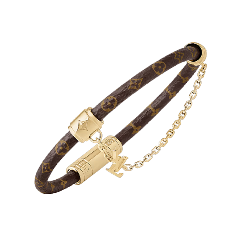 LOUIS VUITTON Canvas Bracelets Women's Brown
